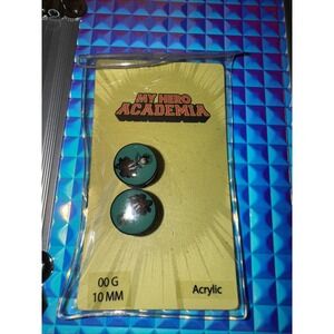 My Hero Academia Anime Plug Acrylic Deku Lightning Ear Body‎ Jewelry Size 00